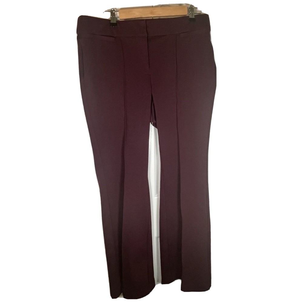 Lane Bryant Burgundy  Maroon Dress Slack Work Pants size 14